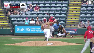 Jack Rogers grounds out, catcher Omar Alfonzo to first baseman Callan Moss. Cayden Wallace scores. Sam Brown to 3rd. Branden Boissiere to 2nd.