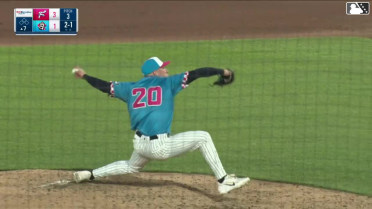 Bryson Ware homers (5) on a line drive to center field.