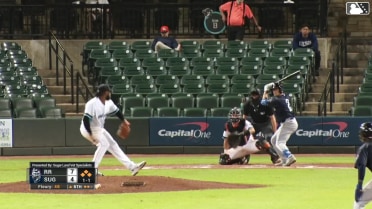 Jonah Bride singles on a ground ball to right fielder CJ Alexander. Aaron Zavala scores. Cameron Cauley scores. Michael Helman to 3rd.