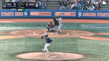 Miguel Villarroel homers (1) on a fly ball to left center field.