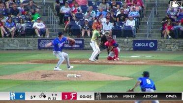 Eli Willits triples (2) on a fly ball to left fielder Andrews Opata. Rafael Ramirez Jr. scores.