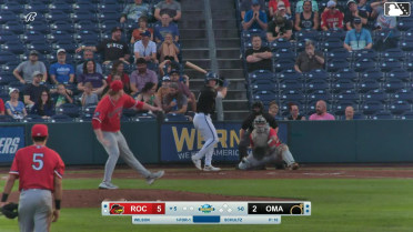Peyton Wilson homers (4) on a fly ball to left field.