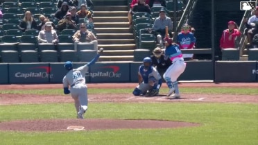 Michael Chavis grounds into a double play, third baseman Josh Rojas to second baseman Peyton Wilson to first baseman Brandon Drury. Héctor Rodríguez scores. Rece Hinds out at 2nd. Michael Chavis out at 1st.