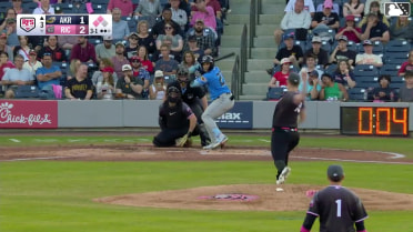 Alfonsin Rosario homers (6) on a fly ball to left center field. Guy Lipscomb scores. Ralphy Velazquez scores.