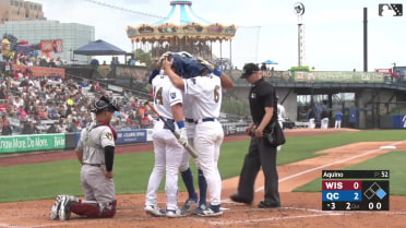 Trevor Werner's two-run home run