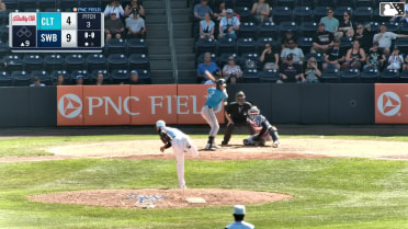 Andy Weber homers (10) on a fly ball to right field.