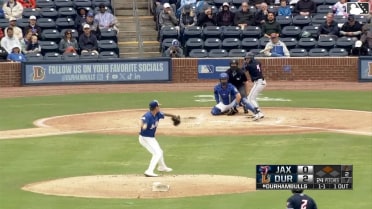 Aaron Brooks In play, run(s) to Andrew Pintar