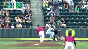 Felnin Celesten homers (10) on a fly ball to right center field.