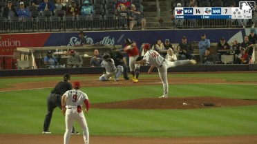 Ricardo Olivar homers (10) on a fly ball to left center field. Kyle DeBarge scores.