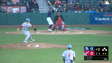 Jay Harry homers (2) on a fly ball to right field.