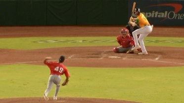 Sandro Santana strikes out two in a scoreless inning