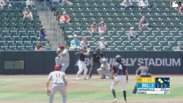 Cam Cannarella singles on a line drive to center fielder Jace LaViolette. Chase Jaworsky scores. Wilson Weber to 3rd.