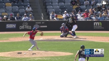 Alex Jackson homers (4) on a fly ball to center field. Ben Ross scores.