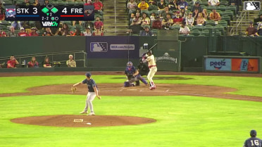 Wilder Dalis out on a sacrifice fly to right fielder Breyson Guedez. Roldy Brito scores.