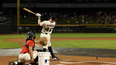 Parks Harber hits six total homers in Fall League HRD