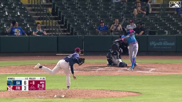 Korry Howell hits his second HR of the season
