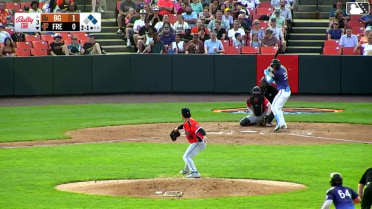 Enddy Azocar grounds into a double play, shortstop Narciso Polanco to second baseman Felix Cotes to first baseman Ryan McCoy. RJ Austin out at 2nd. Enddy Azocar out at 1st.