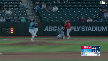 Cannon Pickell Ball to Jesús  Báez