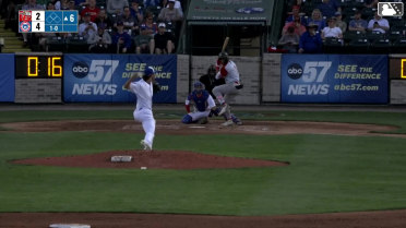 Rosman Verdugo homers (8) on a fly ball to left center field.