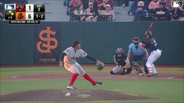 Luis Hernández singles on a ground ball to right fielder Cristian Arguelles. Andy Polanco scores. Josuar Gonzalez scores.