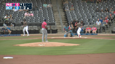 Eliazar Dishmey strikes out eight in six and a third