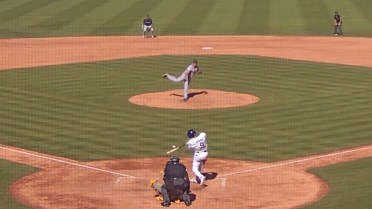 Xavier Isaac's solo home run 