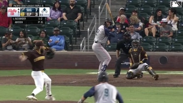 CJ Alexander homers (13) on a fly ball to right center field. Zach Dezenzo scores.
