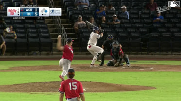 Kole Myers homers (9) on a fly ball to center field. Sean McLain scores.