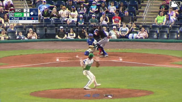 Jonah Cox reaches on a fielder's choice, fielded by second baseman Dyan Jorge. Maui Ahuna scores. Jonah Cox to 2nd. Jonah Cox advances to 2nd, on a throwing error by second baseman Dyan Jorge.