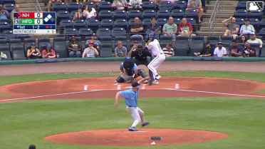 Braylen Wimmer singles on a ground ball to center fielder Mathieu Vallee. Andy Perez scores. Dyan Jorge scores.