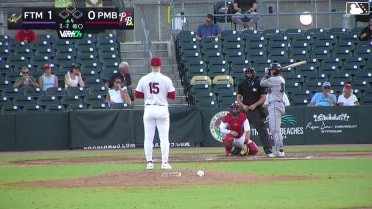 Carson Tinney homers (4) on a line drive to left field.