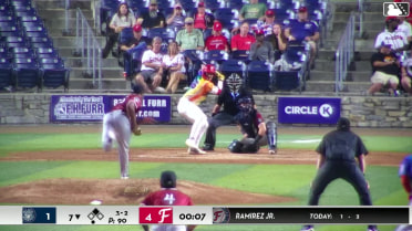 Rafael Ramirez Jr. singles on a ground ball to center fielder Brailyn Antunez. Gavin Fien scores.