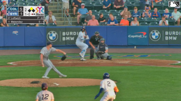 MJ Melendez homers (11) on a fly ball to center field. Vidal Bruján scores.