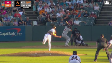 Maui Ahuna singles on a line drive to left fielder Frederick Bencosme. Parks Harber scores. Jack Payton to 2nd.