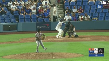 Oswaldo Osorio homers (10) on a fly ball to right field.