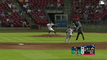 Jose Cerice singles on a line drive to right fielder Yasser Mercedes. Luke Pelzer scores. Derlin Figueroa to 3rd.