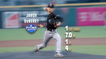Jaron DeBerry Named Southern League Pitcher of the Week