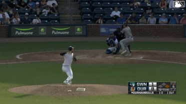 Luke Williams homers (6) on a fly ball to left center field. Jair Camargo scores.