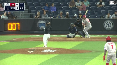 Luis Caicuto doubles (10) on a line drive to left fielder Robbie Burnett. Devin Saltiban scores. Daunte Stuart scores.