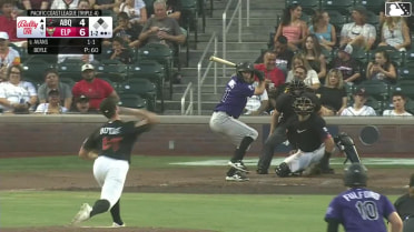 Drew Avans singles on a line drive to left fielder Bryce Johnson. Braxton Fulford scores.