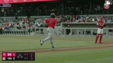 Braden Montgomery homers (5) on a fly ball to center field.