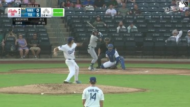 Carson Roccaforte homers (22) on a line drive to left center field.