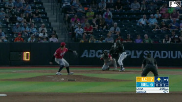 Wilfredo Lara singles on a line drive to center fielder Aaron Walton. Dillon Head scores.