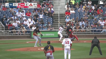 Tyler McDonough grounds out softly, first baseman Alex Binelas to pitcher Luke Russo. Miguel Bleis scores. Mason White to 3rd. Max Ferguson to 2nd.
