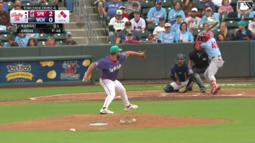 Miguel Ugueto doubles (12) on a line drive to center fielder Maddux Houghton. Miguel Villarroel scores. Jon Jon Gazdar scores. Rainiel Rodriguez scores. Miguel Ugueto to 3rd. Fielding error by center fielder Maddux Houghton.