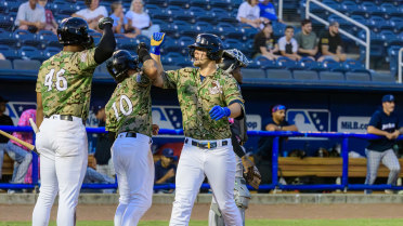 Wilken's Two-Home Run Night Spoiled by Lookouts in Extra-Innings Loss for Shuckers