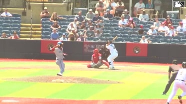 Colin Burgess walks. Cody Miller scores. Owen Carey to 3rd. Keshawn Ogans to 2nd.