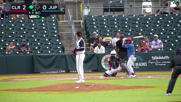 Victor Cardoza reaches on a fielding error by first baseman Edgardo De Leon. Matthew Ferrara scores.