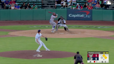 Orlando Martinez singles on a line drive to center fielder Kai Roberts. Rafe Perich scores. Corey Joyce to 2nd.