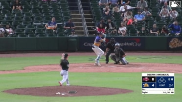 Brayden Taylor homers (15) on a fly ball to right field.